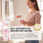 🥳 2026 – Now on sale 🥳💞 Over 50,000 sold! 🛁🧹 56% off! Bathroom cleaning spray – removes limescale, soap scum and water marks without scrubbing. Suitable for glass, tiles and taps – leaves a fresh botanical scent. ✨💪
