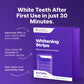 Purple Teeth Whitening Strips - 7/21 Whitening Sessions - Safe for Enamel - Non Sensitive Teeth Whitening