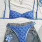 🥳2026 HOT SALE🥳💞50K+ SOLD!👵🏖️ 50% OFF! Boho Tile Print Backless Bikini – Adjustable straps, flattering bralette top. Unique vintage print, soft & quick-dry fabric. Feel confident & stylish by the water. 🌸✨