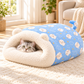 📢📢50% OFF !! ⏰ 🔥 Cozy Pet Nest for Cats and Dogs - Plush & Machine Washable, Perfect for Your Pet's Comfort and Warmth ✨