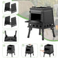 🔥 50% OFF! 🏕️ Portable Cast Iron Wood Stove – Durable & camping-ready ✨