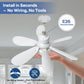🏆LAST DAY SALE 49% OFF🔥SmartBreez™ LED Ceiling Fan Light – 20.5” Ultra-Quiet with Remote 🎯 | E27 + FREE B22 Adapter 🔌 | For Bedroom 😴, Kitchen 👩‍🍳 & Garage 🛠️ – UK Ready! 🇬🇧