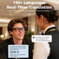 Smart glasses with AI and ChatGPT, 8MP camera and 1200P 4K HD video recording, real-time translation in over 160 languages, Bluetooth 5.4, HiFi audio and music control, wearable smart sunglasses with video recording.