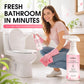 🥳 2026 – Now on sale 🥳💞 Over 50,000 sold! 🛁🧹 56% off! Bathroom cleaning spray – removes limescale, soap scum and water marks without scrubbing. Suitable for glass, tiles and taps – leaves a fresh botanical scent. ✨💪