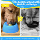 Yipetor Slow Feeder Dog Bowls for Liquid Treat, [Built-in Rolling Ball] No Spill Bone Broth Dog Licking Bowl, Multi-Purpose Puppy Yogurt Feeder Bowl for All Breeds Dietary Supplement/Post-op Nutrition Feeding
