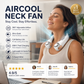 🍃 Neck Air Conditioner Fan – Ultra‑quiet, 360° rotating, 3 speeds. Hands‑free cooling, long battery. Summer essential! 😎🌬️