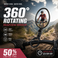 360° Rotating Rearview Mirror – Clear view behind, no more neck twisting. Fits bikes, e‑bikes & motorcycles. Tool‑free silicone strap! 🛡️✨