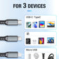 Transparent Luminous 3-in-1 Fast Charging Cable