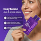 Purple Teeth Whitening Strips - 7/21 Whitening Sessions - Safe for Enamel - Non Sensitive Teeth Whitening
