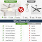 🏆LAST DAY SALE 49% OFF🔥SmartBreez™ LED Ceiling Fan Light – 20.5” Ultra-Quiet with Remote 🎯 | E27 + FREE B22 Adapter 🔌 | For Bedroom 😴, Kitchen 👩‍🍳 & Garage 🛠️ – UK Ready! 🇬🇧