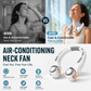 🍃 Neck Air Conditioner Fan – Ultra‑quiet, 360° rotating, 3 speeds. Hands‑free cooling, long battery. Summer essential! 😎🌬️