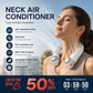 🍃 Neck Air Conditioner Fan – Ultra‑quiet, 360° rotating, 3 speeds. Hands‑free cooling, long battery. Summer essential! 😎🌬️