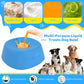 Yipetor Slow Feeder Dog Bowls for Liquid Treat, [Built-in Rolling Ball] No Spill Bone Broth Dog Licking Bowl, Multi-Purpose Puppy Yogurt Feeder Bowl for All Breeds Dietary Supplement/Post-op Nutrition Feeding