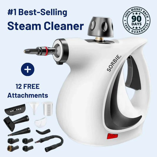 ⏳LAST DAY SALE 69% OFF!!🔥Pressurized Handheld Multi-Surface Natural Steam Cleaner with 12 pcs Accessories