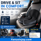 🥳2026 HOT SALE🥳💞50K+ SOLD! 🚗💺 50% OFF! Memory Foam Car Seat Cushion – orthopedic relief for tailbone & sciatica, breathable 3D mesh, anti-slip base. For cars, office & gaming chairs! 🛡️✅