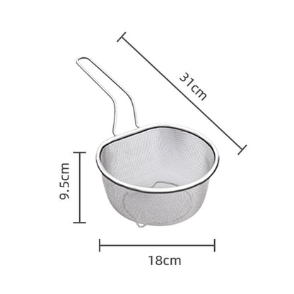 🎉 2026 Sale — Over 36,000 Sold! 💞 Handheld Stainless Steel Sieve – Fine Mesh, Sturdy & Perfect for Straining, Sifting & Rinsing 🍲✨