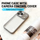 Solid-Colour Frosted Phone Case with Camera Control Cover