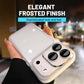 Solid-Colour Frosted Phone Case with Camera Control Cover