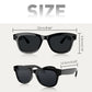 Smart glasses with AI and ChatGPT, 8MP camera and 1200P 4K HD video recording, real-time translation in over 160 languages, Bluetooth 5.4, HiFi audio and music control, wearable smart sunglasses with video recording.