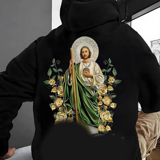 Men's Faith-Inspired Graphic Pullover Hoodie