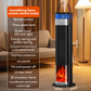 🔥Indoor heater, with 3 light colors, adjustable thermostat with remote control, tip-over protection Indoor heater, with 3 light colors, adjustable thermostat with remote control, tip-over protection