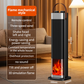 🔥Indoor heater, with 3 light colors, adjustable thermostat with remote control, tip-over protection Indoor heater, with 3 light colors, adjustable thermostat with remote control, tip-over protection