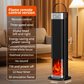 🔥Indoor heater, with 3 light colors, adjustable thermostat with remote control, tip-over protection Indoor heater, with 3 light colors, adjustable thermostat with remote control, tip-over protection