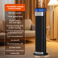 🔥Indoor heater, with 3 light colors, adjustable thermostat with remote control, tip-over protection Indoor heater, with 3 light colors, adjustable thermostat with remote control, tip-over protection