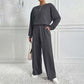 🏖️40% off!🌞Women's Cozy Long-Sleeve Top & Pants Set🆒