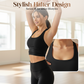 Women's Solid Removable Chest Pad Sports Tank Top, Casual Comfort and Durability Halter Neck Sports Top for Yoga Gym Workout, Ladies Sportswear for All Seasons