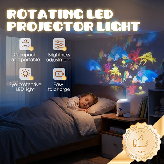 🔥2026 Hot Sale 60% OFF✨Dynamic rotating LED projector light
