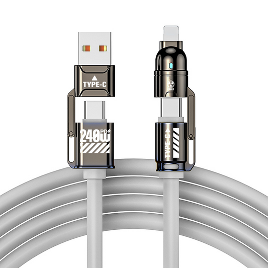 🔌 4-in-1 Fast Charging Cable