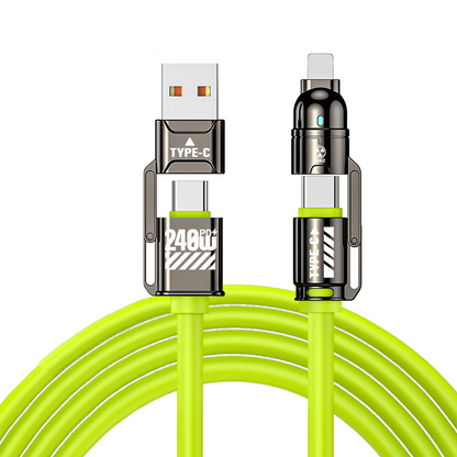 🔌 4-in-1 Fast Charging Cable