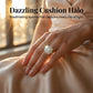 💍Buy 1 Get 1 Free💍Women's Square Halo Ring – Pairs with Evening & Daily Looks 🌟👗【Limited Stock】