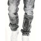 Men's Fashion Creative Stretch Denim Jeans,Minimalist Style Suitable For Summer, Emo Style