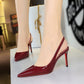 💐50% OFF ! Patent Leather Slingback Heels – Perfect Fit & Bold Style 👡🌟【Limited Offer】