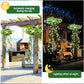 🔥2026 New Arrival ＆ Hot Sale🔥SOLAR-POWERED HANGING MILAN GRASS LIGHT! 💎 Lifelike Foliage, Auto On/Off & IP65 Waterproof ✨
