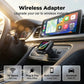 📱50% OFF NOW! 🔥【Plug and Play! Wireless Connection 🔥 2-in-1 Wireless Adapter - iPhone & Android Auto, turn your car into a smart cinema in seconds】