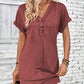 👗 50% OFF NOW! ⏰ Women's Fashion V-Neck Button Dress – Timeless Solid Colors, Soft Fabric & Rolled Sleeves – Flattering, breathable & perfect for work, brunch or summer days 🌸