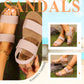 👡 50% OFF NOW! 🔥 Women's Non-Slip Casual Sandals with Wide Elastic Straps – Comfortable, Secure Grip & Perfect for Summer Walks ☀️