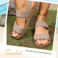 👡 50% OFF NOW! 🔥 Women's Non-Slip Casual Sandals with Wide Elastic Straps – Comfortable, Secure Grip & Perfect for Summer Walks ☀️
