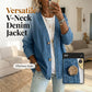 🧥New arrival 50% OFF!🍊Women's Classic Button Front Denim Jacket