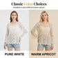 👚 60% OFF NOW! 🌸 Women's Vintage-Inspired Lace Cover-Up Blouse – Delicate Lace, Flowy Fit & Perfect for Layering or a Romantic Look ✨