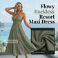 👗2026 New Arrivals 55% OFF💥💃Women's Halter Neck Backless Tiered Maxi Dress