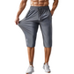 📢📢50% OFF !! ⏰Men's quick-drying sports capri pants with zipper pockets 🩳💨