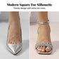 🔥While Supplies Last 40% OFF!🎉Rhinestone Ankle Strap Sandals with Sculptural Heel