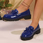 ✨👠Shine Bright, Step Light 🌸Women's Casual Patent Leather Bow Loafers