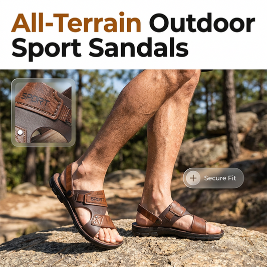 Men's Outdoor Sport Sandals with Adjustable Straps