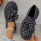 📢📢40% OFF !! ⏰Women's Polka Dot Bow Platform Loafers