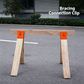 🪚 LIMITED-TIME 50% OFF! 💪 Heavy-Duty Sawhorse Bracket with Down Clamp – Anti-Slip, Quick Assembly, Steel Build ✨